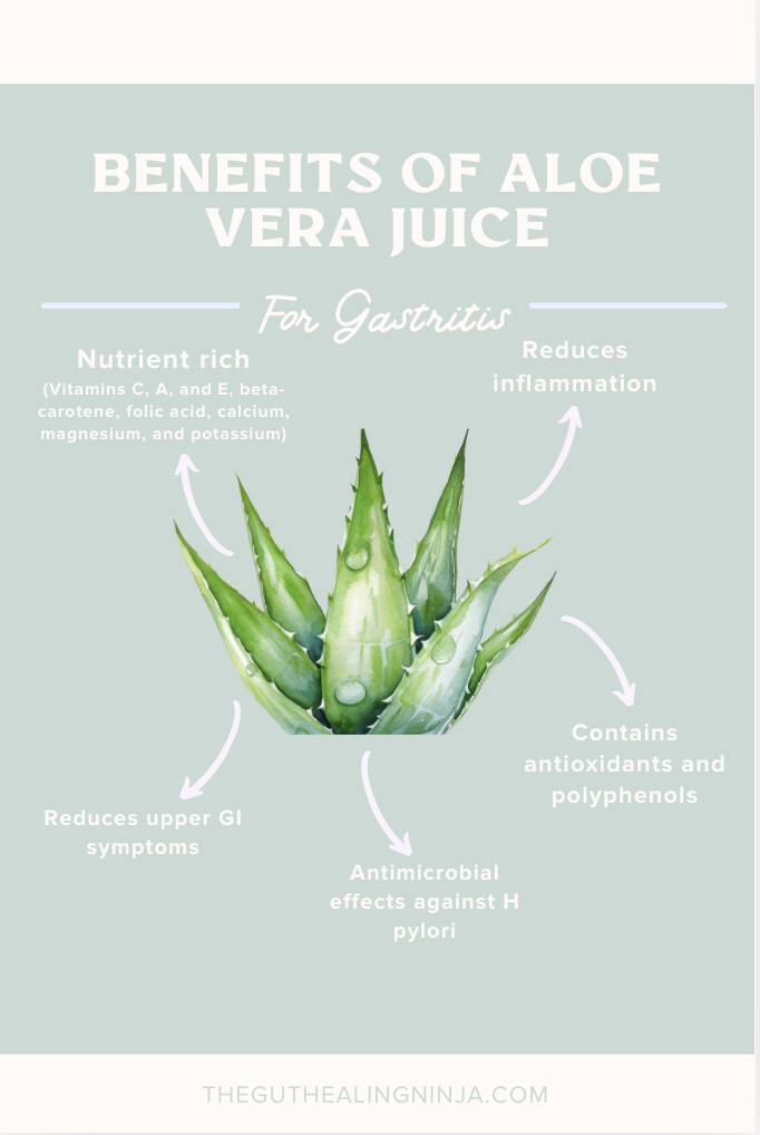 Aloe Vera Juice for Gastritis: How to Use it to Effectively Reduce Symptoms  - The Gut Healing Ninja